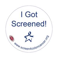 I Got Screened Sticker